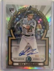 Shea Langeliers #ROY-SL Baseball Cards 2023 Bowman Chrome Rookie of the Year Favorites Autographs Prices