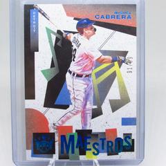 Miguel Cabrera [Blue] Baseball Cards 2022 Panini Diamond Kings Maestros Prices