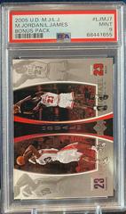 LeBron James, Michael Jordan #LJMJ7 Basketball Cards 2005 Upper Deck MJ, LJ Bonus Pack Prices