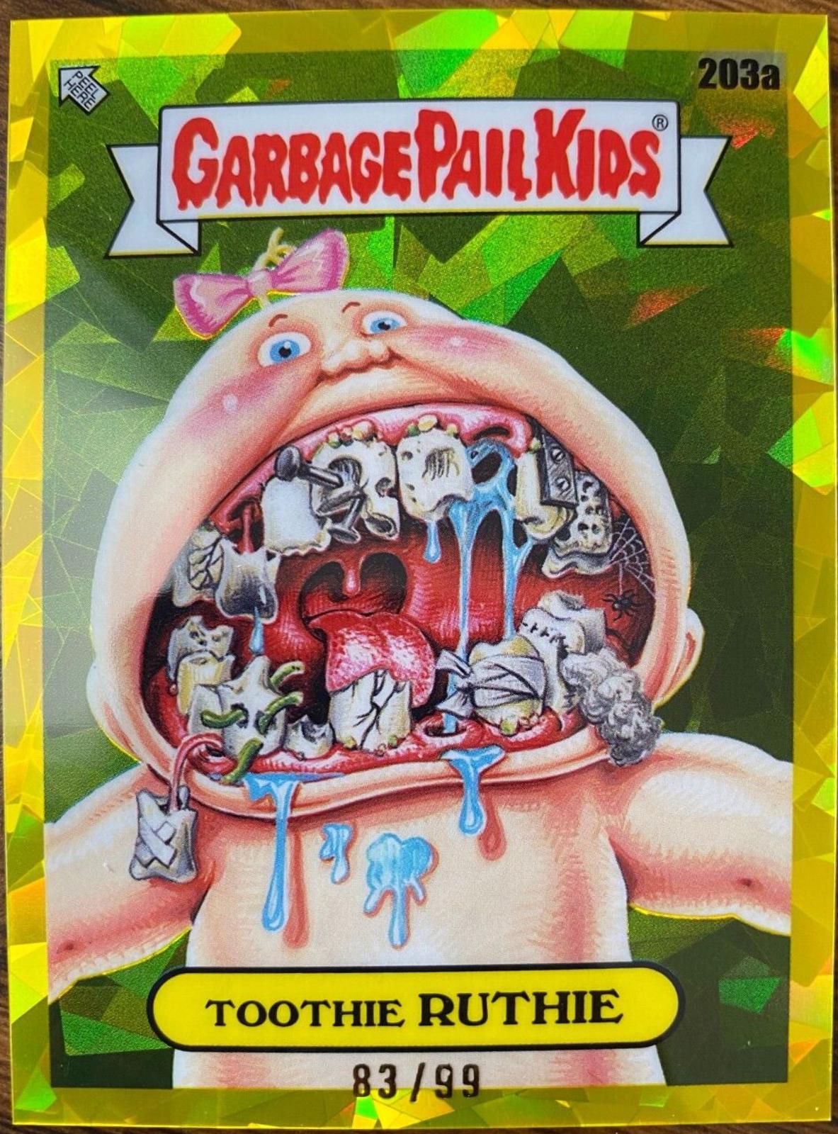 Toothie RUTHIE [Yellow] #203a Prices | Garbage Pail Kids 2022 Sapphire ...