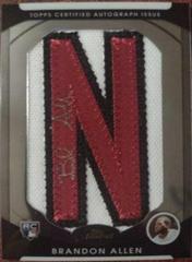Brandon Allen [Autograph Letter Patch Refractor] #151 Baseball Cards 2010 Finest Prices