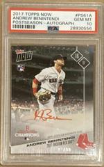 Andrew Benintendi [Autograph] #PS61A Baseball Cards 2017 Topps Now Postseason Prices