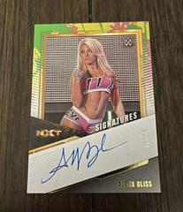 Alexa Bliss [Black Gold] Wrestling Cards 2022 Panini NXT WWE Alumni Signatures Prices