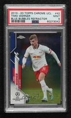 Timo Werner [Blue Bubbles Refractor] #42 Soccer Cards 2019 Topps Chrome UEFA Champions League Prices