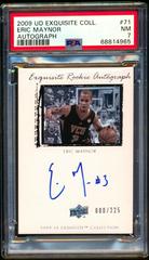Eric Maynor [Autograph] #71 Basketball Cards 2009 UD Exquisite Collection Prices