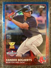 Xander Bogaerts [Blue] #155 Baseball Cards 2015 Topps Opening Day Prices
