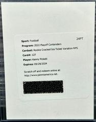 Kenny Pickett [Autograph Cracked Ice Ticket] #127 Football Cards 2022 Panini Contenders Prices