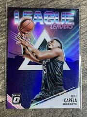 Clint Capela [Purple] Basketball Cards 2018 Panini Donruss Optic League Leaders Prices