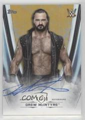 Drew McIntyre [Gold] Wrestling Cards 2020 Topps WWE Undisputed Autographs Prices