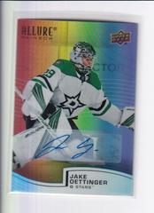 Jake Oettinger [Full Autograph] Hockey Cards 2021 Upper Deck Allure Rainbow Prices