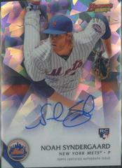 Noah Syndergaard [Atomic Refractor] #NS Baseball Cards 2015 Bowman's Best of Autographs Prices