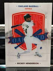 Rickey Henderson [Red] Baseball Cards 2021 Panini Chronicles America's Pastime Prices