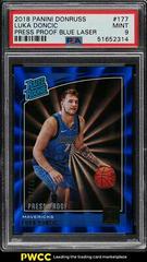 Luka Doncic [Press Proof Blue Laser] Basketball Cards 2018 Panini Donruss Prices