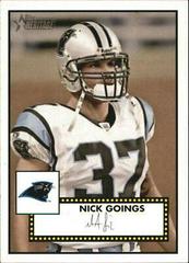 Nick Goings #23 Football Cards 2006 Topps Heritage Prices