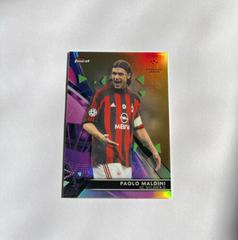 Paolo Maldini [Gold] Soccer Cards 2021 Topps Finest UEFA Champions League Prices