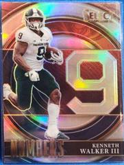 Kenneth Walker III [Silver] Football Cards 2022 Panini Select Draft Picks Numbers Prices