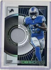D'Andre Swift [Yellow] #EG-DSW Football Cards 2022 Panini Obsidian Equinox Gear Prices