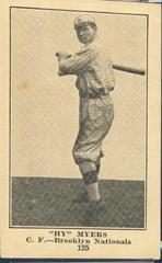 'HY' Myers #125 Baseball Cards 1917 Boston Store Prices