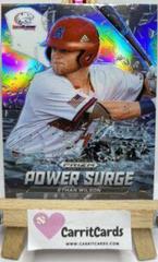Ethan Wilson [Silver Prizm] #PS-EW Baseball Cards 2021 Panini Prizm Draft Picks Power Surge Prices