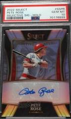 Pete Rose [Holo] Baseball Cards 2022 Panini Select Selective Signatures Prices