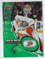 Lukas Dostal [Green] Hockey Cards 2022 Upper Deck Trilogy Rookie Renditions Prices