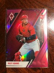 Riley Adams [Pink] Baseball Cards 2022 Panini Chronicles Phoenix Prices