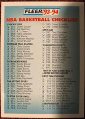 Checklist 355-subsets #400 Basketball Cards 1993 Fleer Prices