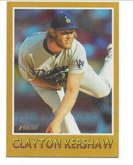 Clayton Kershaw [Gold Foil] #75BS-20 Baseball Cards 2024 Topps Heritage Baseball Sensation Prices