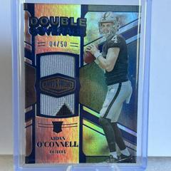 Aidan O'Connell [Blue] #DC-36 Football Cards 2023 Panini Plates and Patches Double Coverage Prices