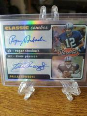 Roger Staubach, Drew Pearson [Signature] Football Cards 2022 Panini Classics Combos Prices