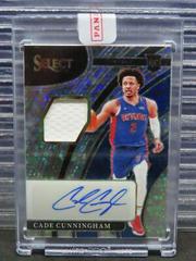 Cade Cunningham [Disco Prizm] Basketball Cards 2021 Panini Select Rookie Jersey Autographs Prices