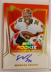 Spencer Knight #SPXR-SK Hockey Cards 2021 SPx Rookie Signatures Prices