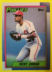 Ricky Jordan #216 Baseball Cards 1990 Topps Tiffany Prices