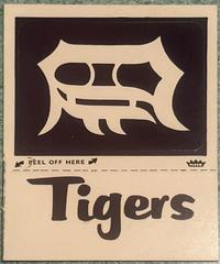 Tigers Baseball Cards 1982 Fleer Team Logo Stickers Prices