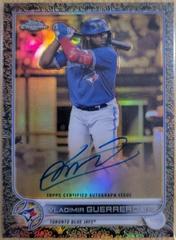Vladimir Guerrero Jr. Baseball Cards 2022 Topps Gilded Collection Chrome Gold Etch Autographs Prices