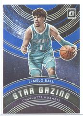 LaMelo Ball [Blue] #8 Basketball Cards 2022 Panini Donruss Optic Star Gazing Prices