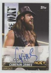 Cameron Grimes #A-CG Wrestling Cards 2021 Topps WWE We Are NXT Autographs Prices