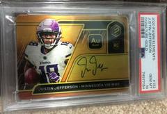 Justin Jefferson [Signature Gold] #132 Football Cards 2020 Panini Elements Prices
