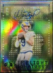 Matthew Stafford [Blue] #LS-MS Football Cards 2022 Panini Illusions Limelight Signatures Prices