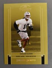 Randy Moss [Timeless Tributes Gold] Football Cards 2005 Panini Donruss Classics Prices