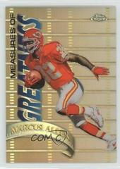 Marcus Allen [Refractor] #MG2 Football Cards 1998 Topps Chrome Measures of Greatness Prices