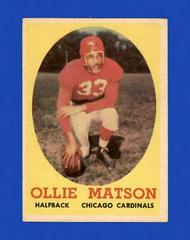 Ollie Matson #127 Football Cards 1958 Topps Prices