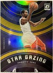 Kevin Durant [Gold] #9 Basketball Cards 2022 Panini Donruss Optic Star Gazing Prices