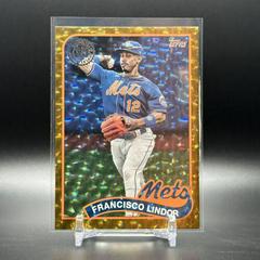Francisco Lindor [Gold Mega Box] #89B-22 Baseball Cards 2024 Topps 1989 Prices