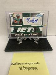 Breece Hall [Teal] Football Cards 2022 Panini Certified Piece of the Game Signatures Prices
