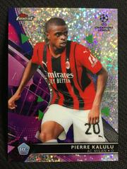 Pierre Kalulu [Speckle] Soccer Cards 2021 Topps Finest UEFA Champions League Prices