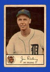 Jim Delsing Baseball Cards 1953 Glendale Hot Dogs Tigers Prices