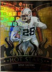Josh Jacobs [Gold Prizm] Football Cards 2020 Panini Select Hot Stars Prices