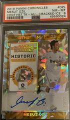 Mesut Ozil [Autograph Cracked Ice] Soccer Cards 2019 Panini Chronicles Contenders Historic Ticket Prices