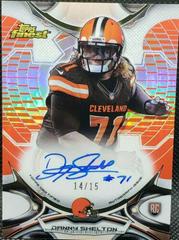 Danny Shelton [Autograph Red Refractor] Football Cards 2015 Topps Finest Prices